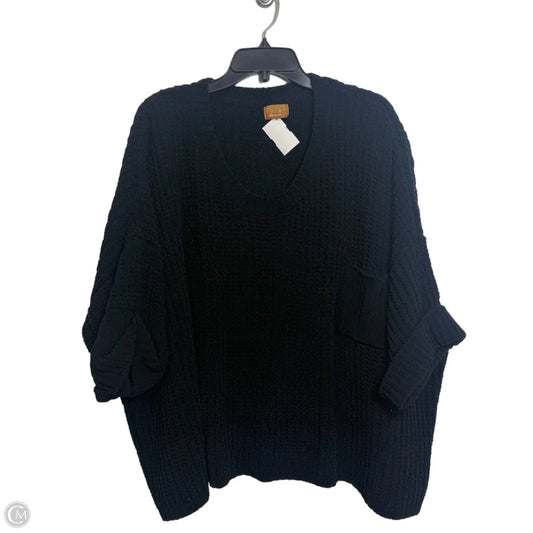 Sweater By Pol In Black, Size: L