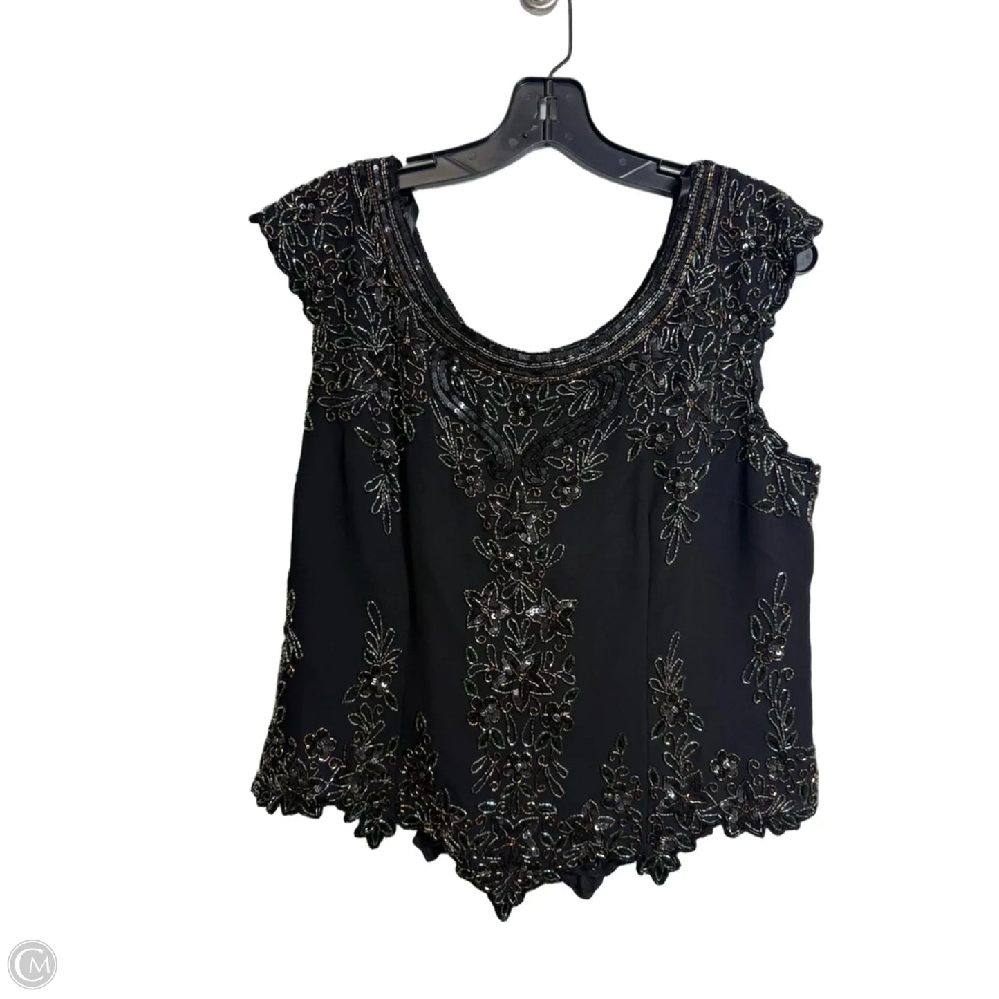 Top Sleeveless By Clothes Mentor In Black, Size: Xl