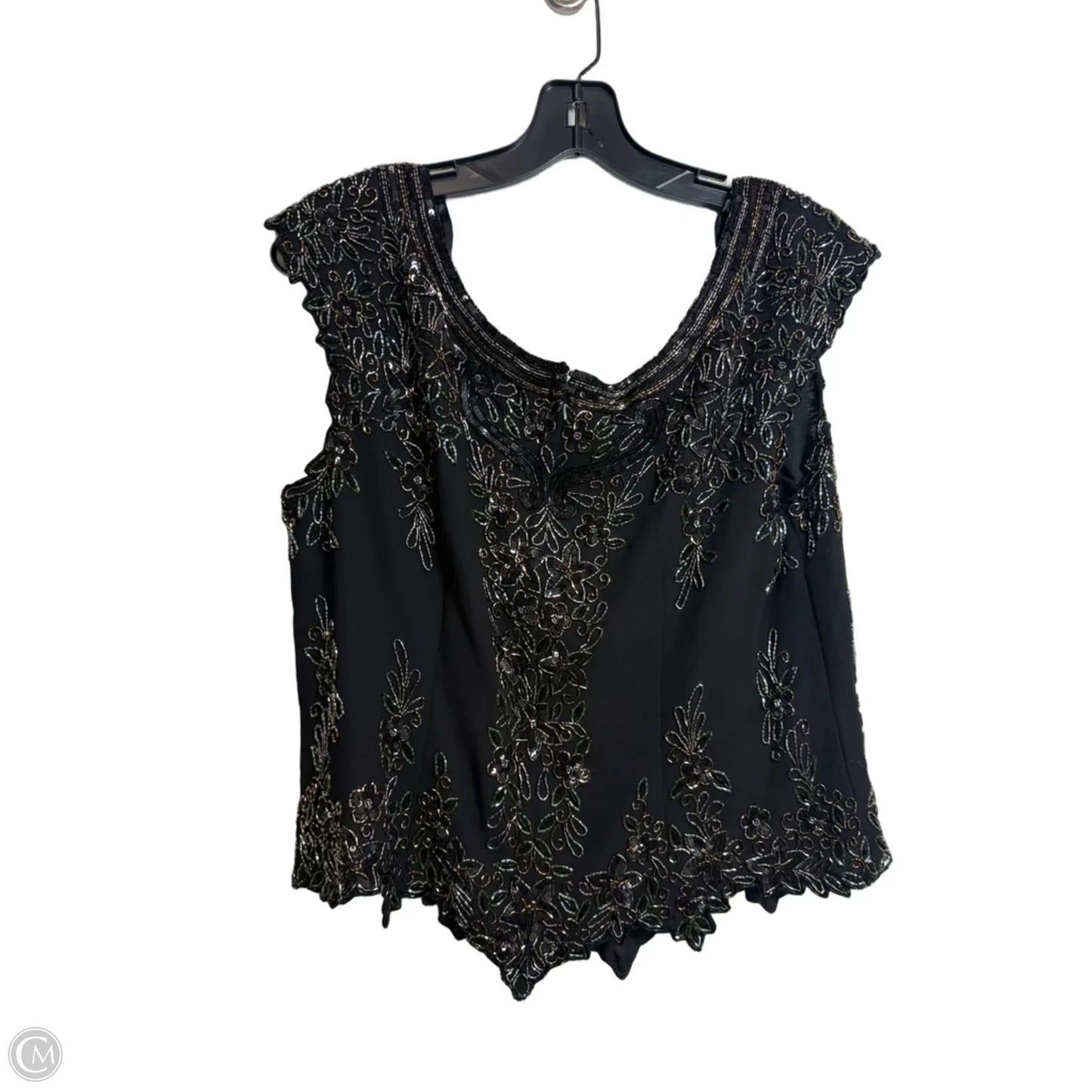 Top Sleeveless By Clothes Mentor In Black, Size: Xl
