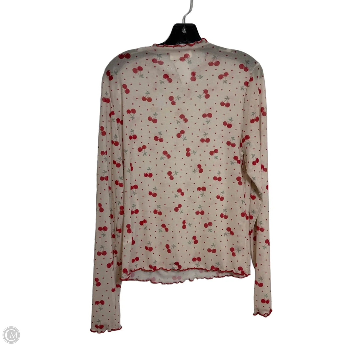 Top Long Sleeve By Clothes Mentor In Red, Size: 1x