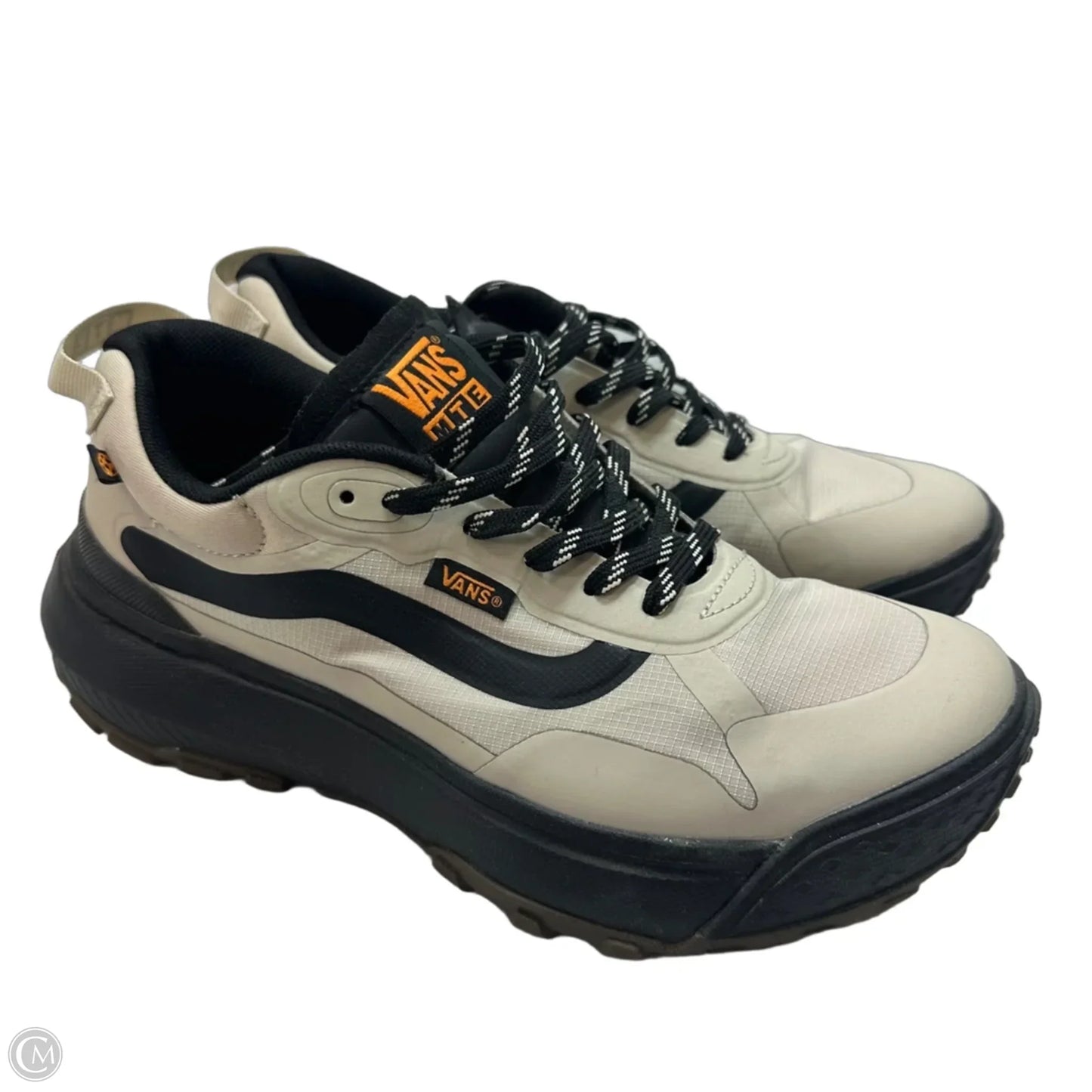 Shoes Sneakers By Vans In Black & Tan, Size: 8