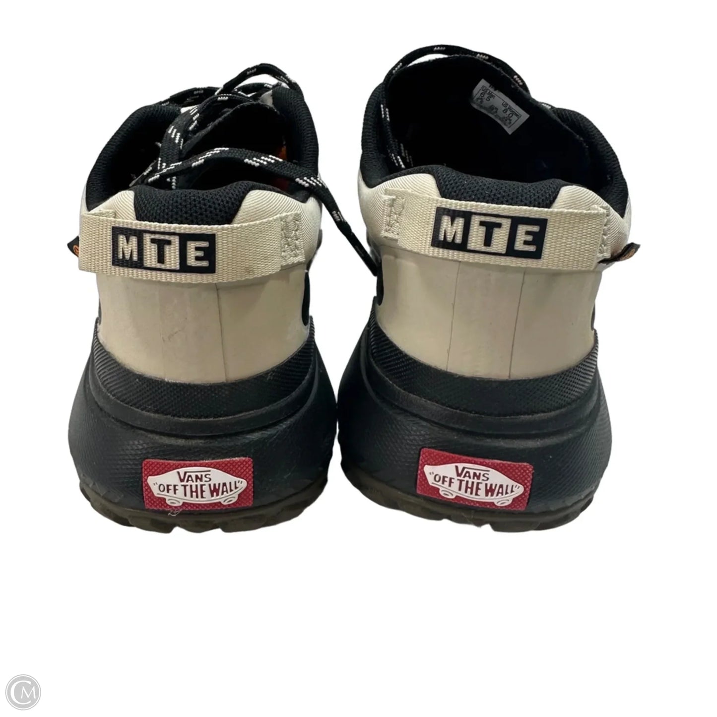 Shoes Sneakers By Vans In Black & Tan, Size: 8