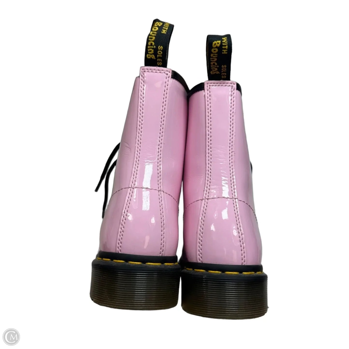 Boots Designer By Dr Martens In Pink, Size: 8
