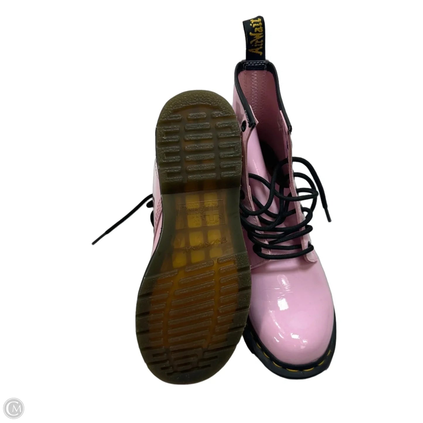 Boots Designer By Dr Martens In Pink, Size: 8