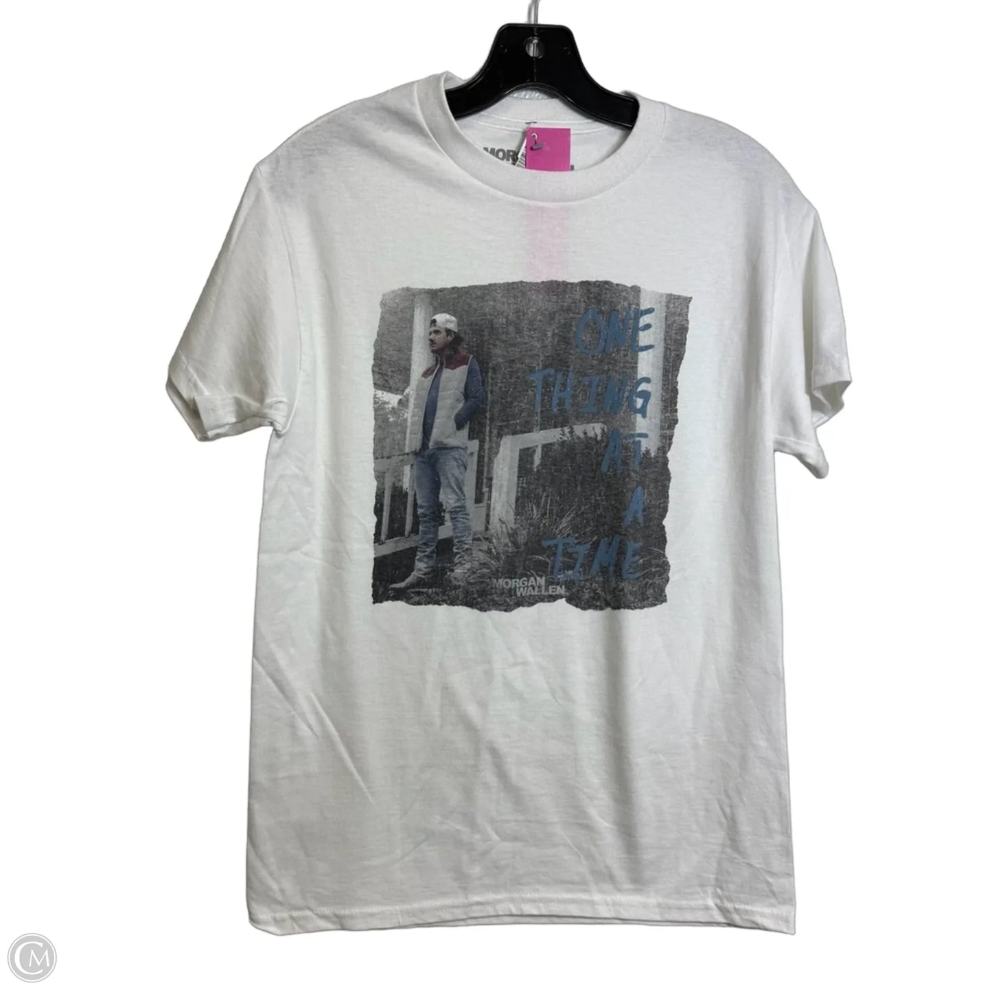 Morgan Wallen Top Short Sleeve Basic By Clothes Mentor In White, Size: S