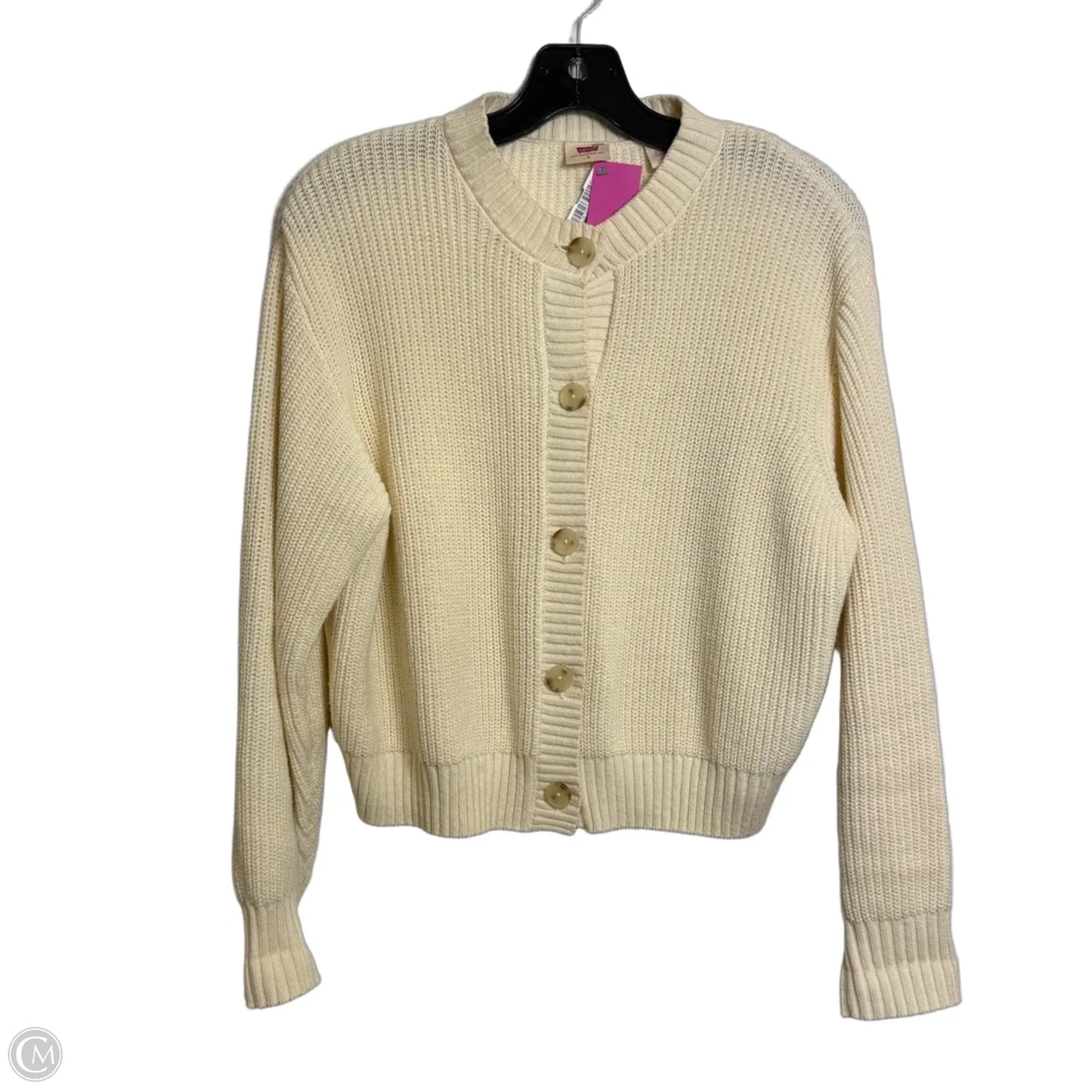 Cardigan By Levis In Ivory, Size: S
