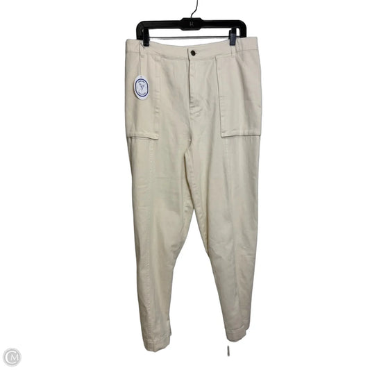 Pants Cargo & Utility By Double Zero In Ivory, Size: L