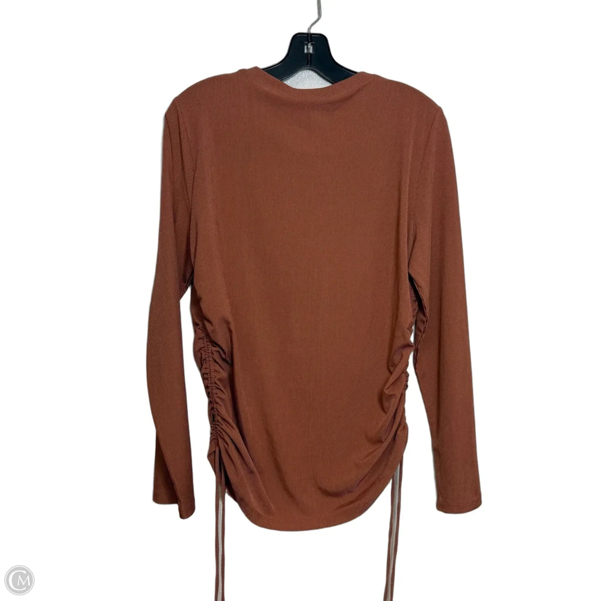 Top Long Sleeve By Wayf In Brown, Size: Xl