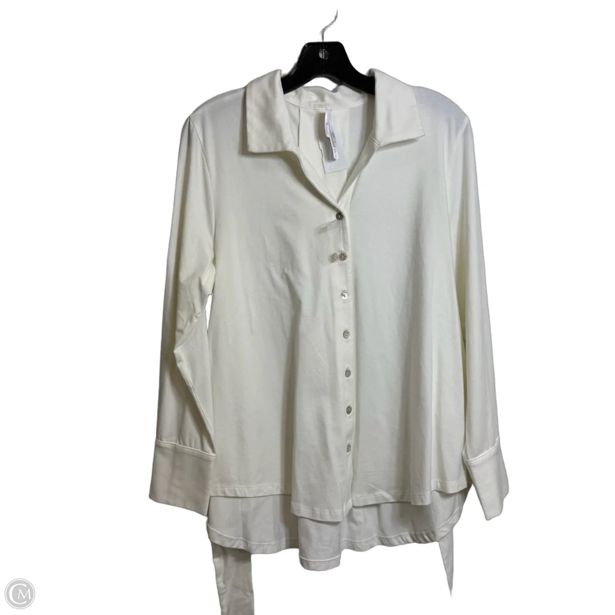 Top Long Sleeve By Wynne Layers In Ivory, Size: S