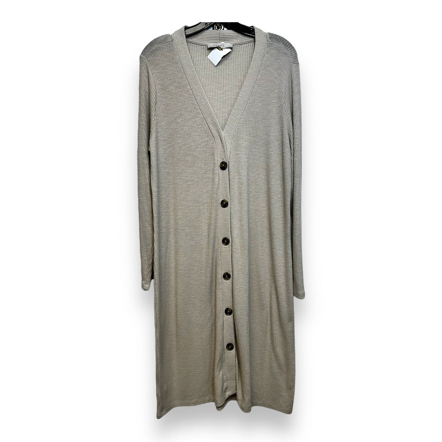 Cardigan By Loft O In Tan, Size: L