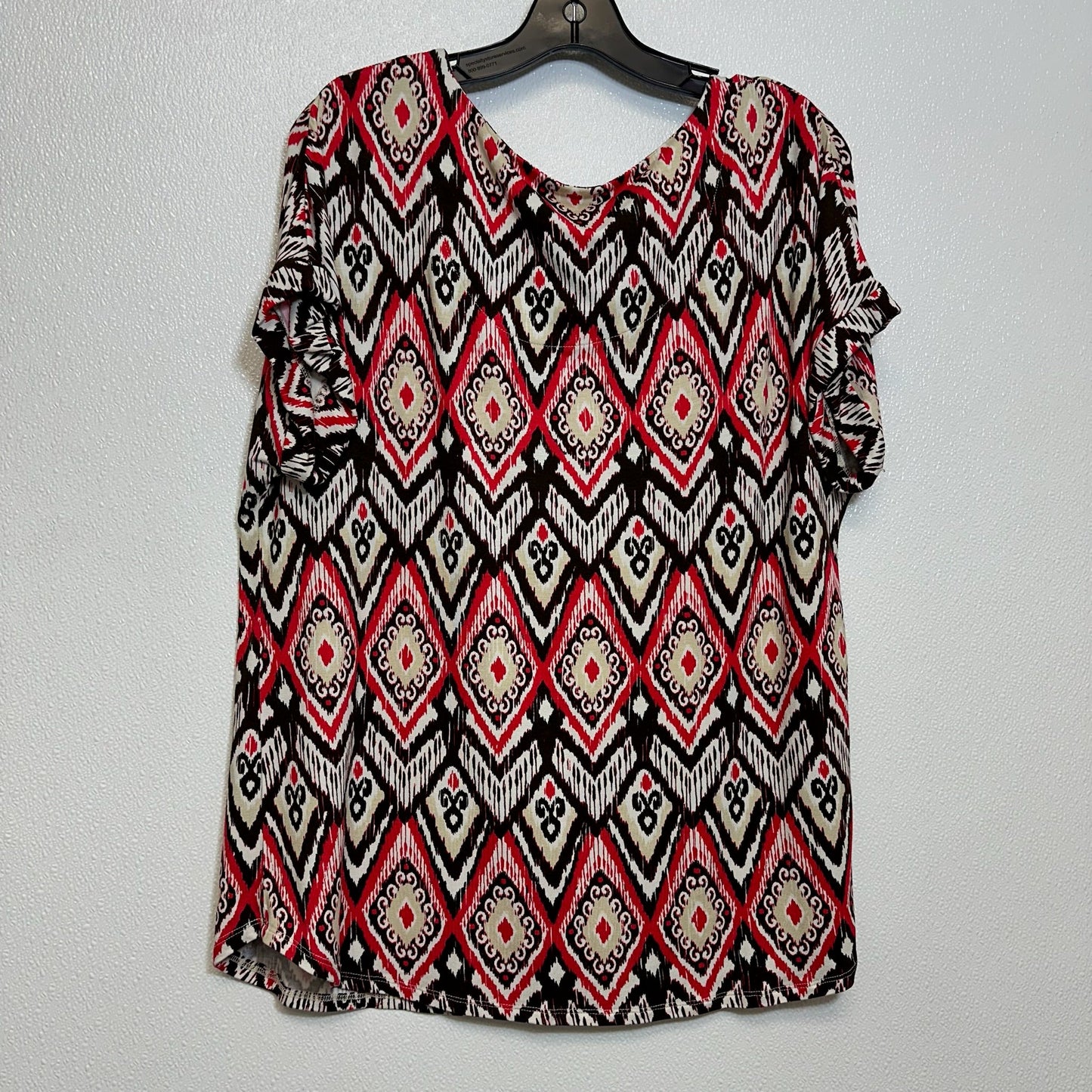 Top Short Sleeve Basic By Chicos O  Size: L