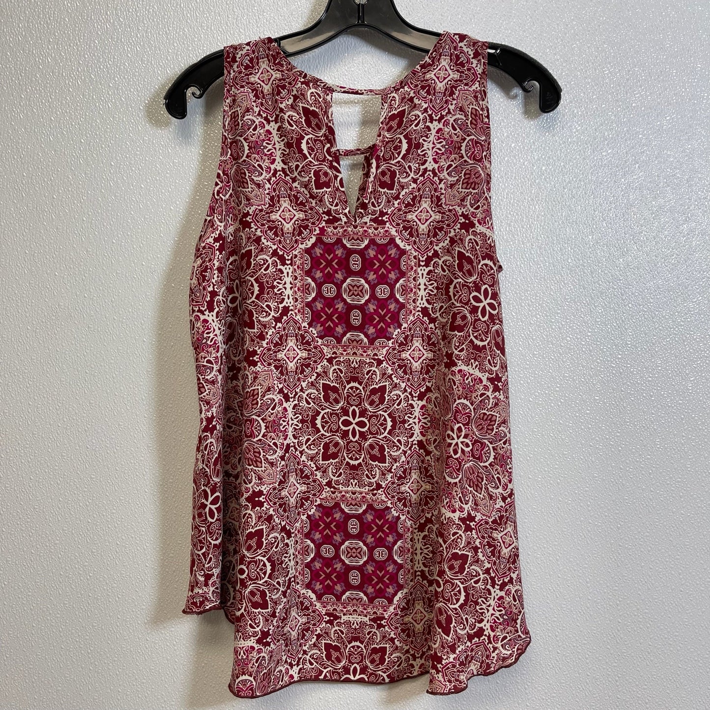 Red Top Sleeveless Allison Joy, Size M