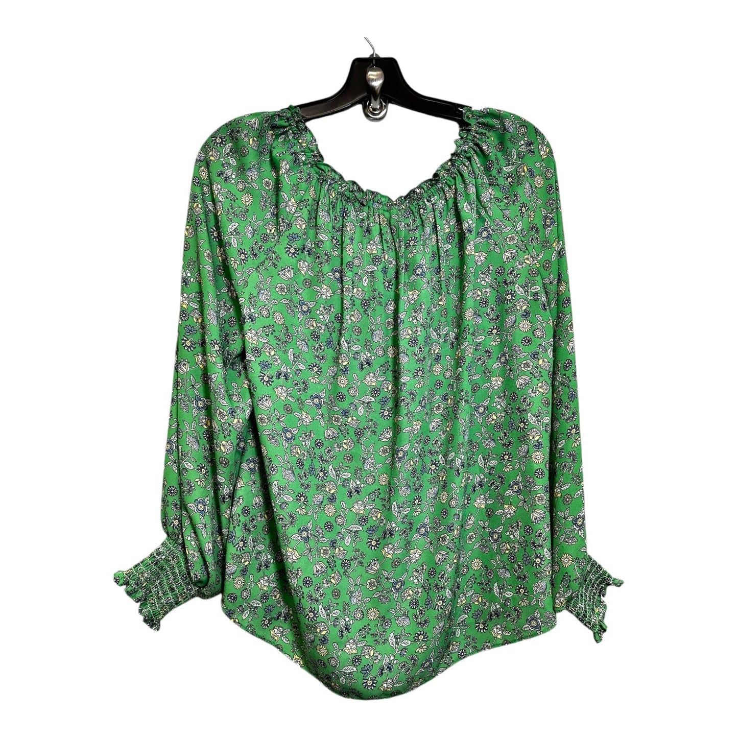 Top Long Sleeve By Max Studio In Green, Size: S