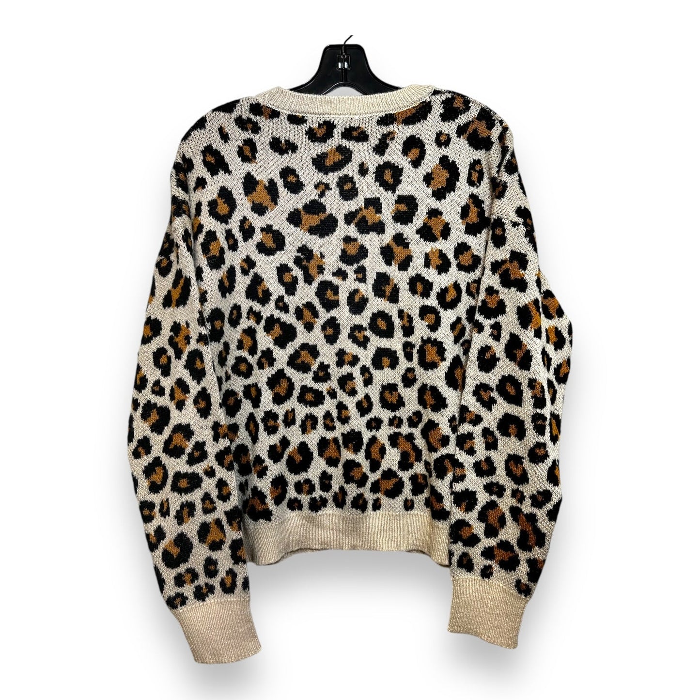 Sweater By Knox Rose In Animal Print, Size: L