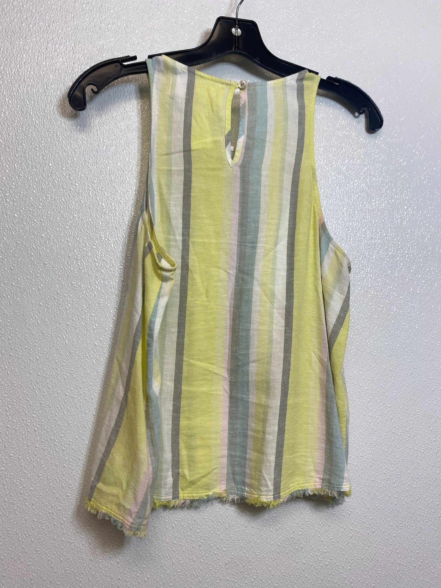 Yellow Top Sleeveless Cloth And Stone, Size S