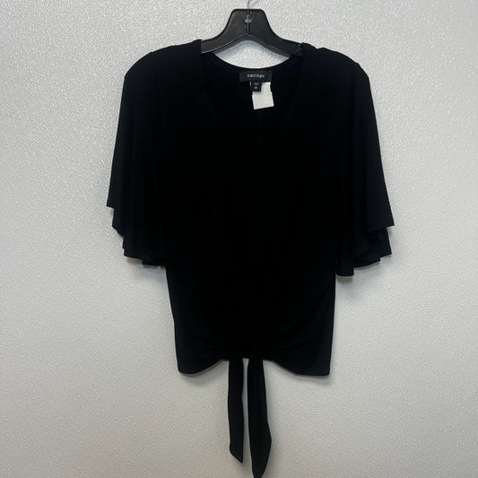 Top Short Sleeve By Karen Kane In Black, Size: Xs