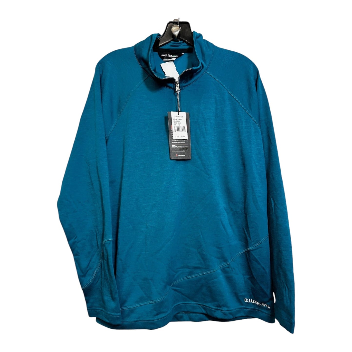 Athletic Sweatshirt Crewneck By Clothes Mentor In Teal, Size: Xl