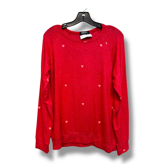 Sweatshirt Crewneck By Buffalo David Bitton In Red, Size: S