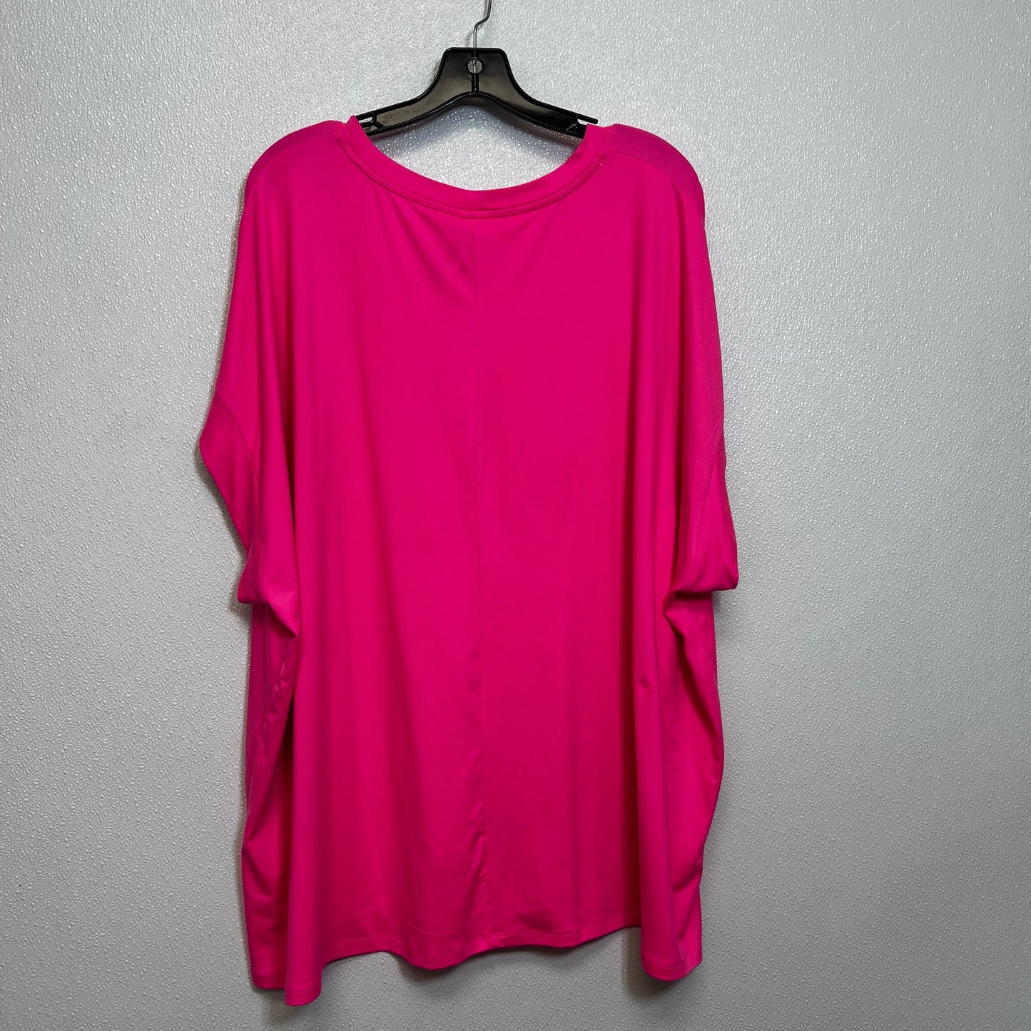 Athletic Top Short Sleeve By Lane Bryant In Hot Pink, Size: Xxxl