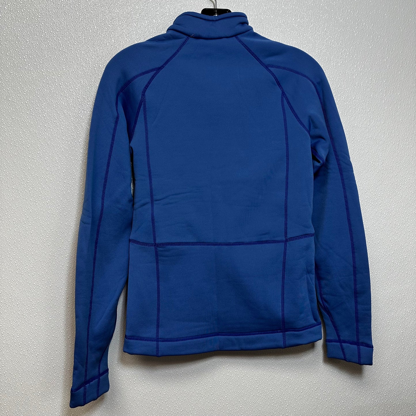 Blue Athletic Top Long Sleeve Collar Avalanche, Size S