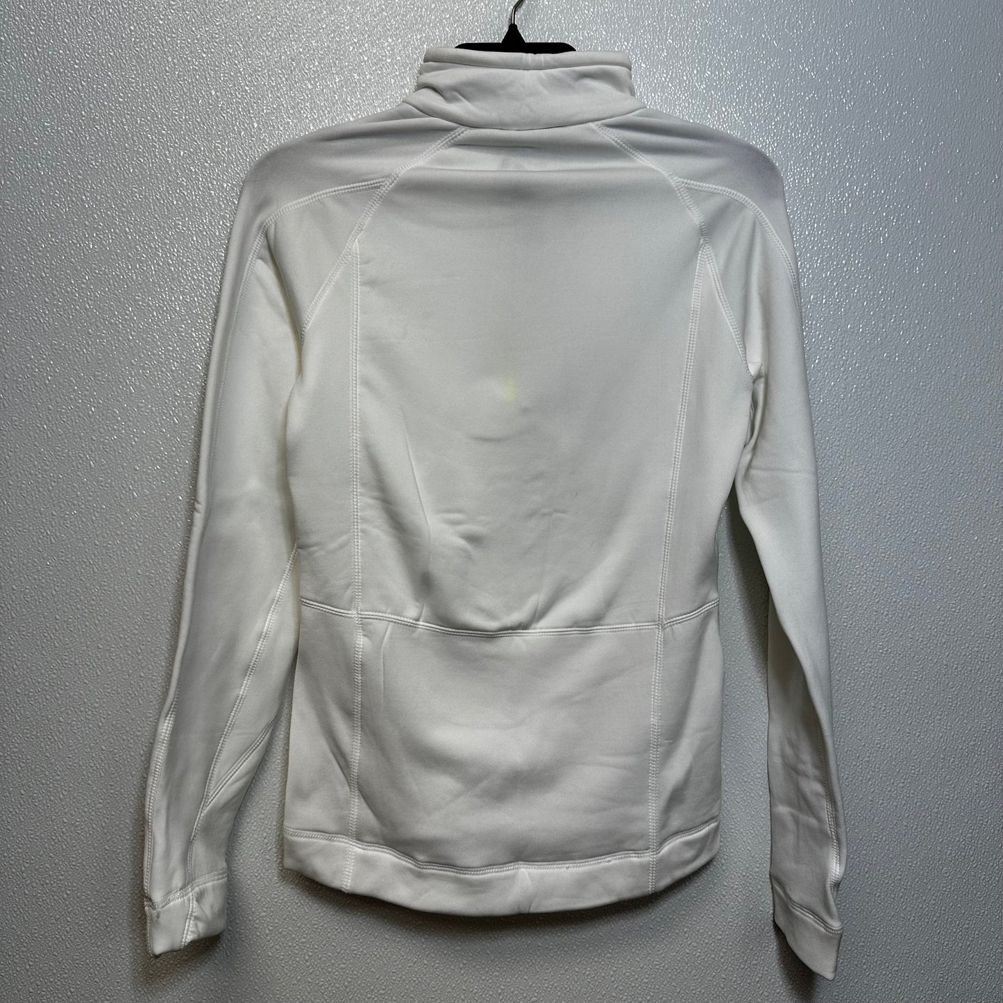 White Athletic Top Long Sleeve Collar Avalanche, Size S