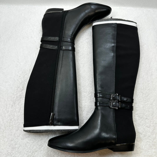 Black Boots Knee Flats White House Black Market, Size 8