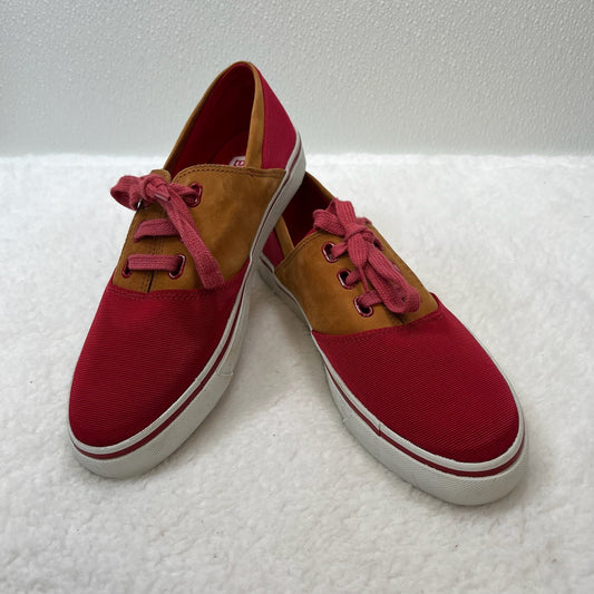 Red Shoes Sneakers Bally, Size 7