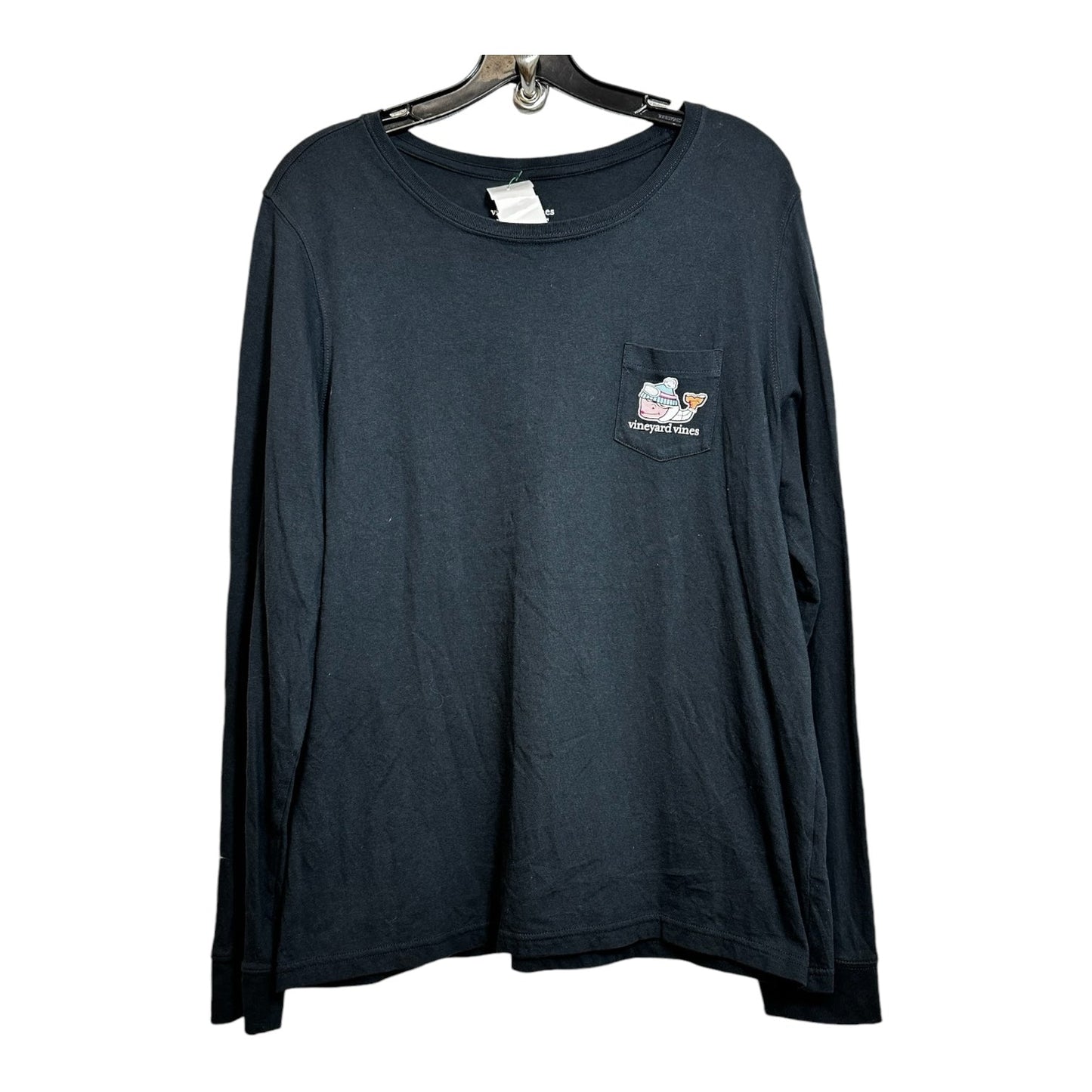 Top Long Sleeve By Vineyard Vines In Black, Size: L