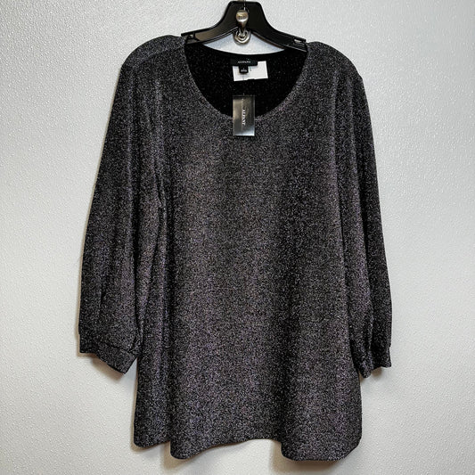 Sparkles Top Long Sleeve Alfani, Size L