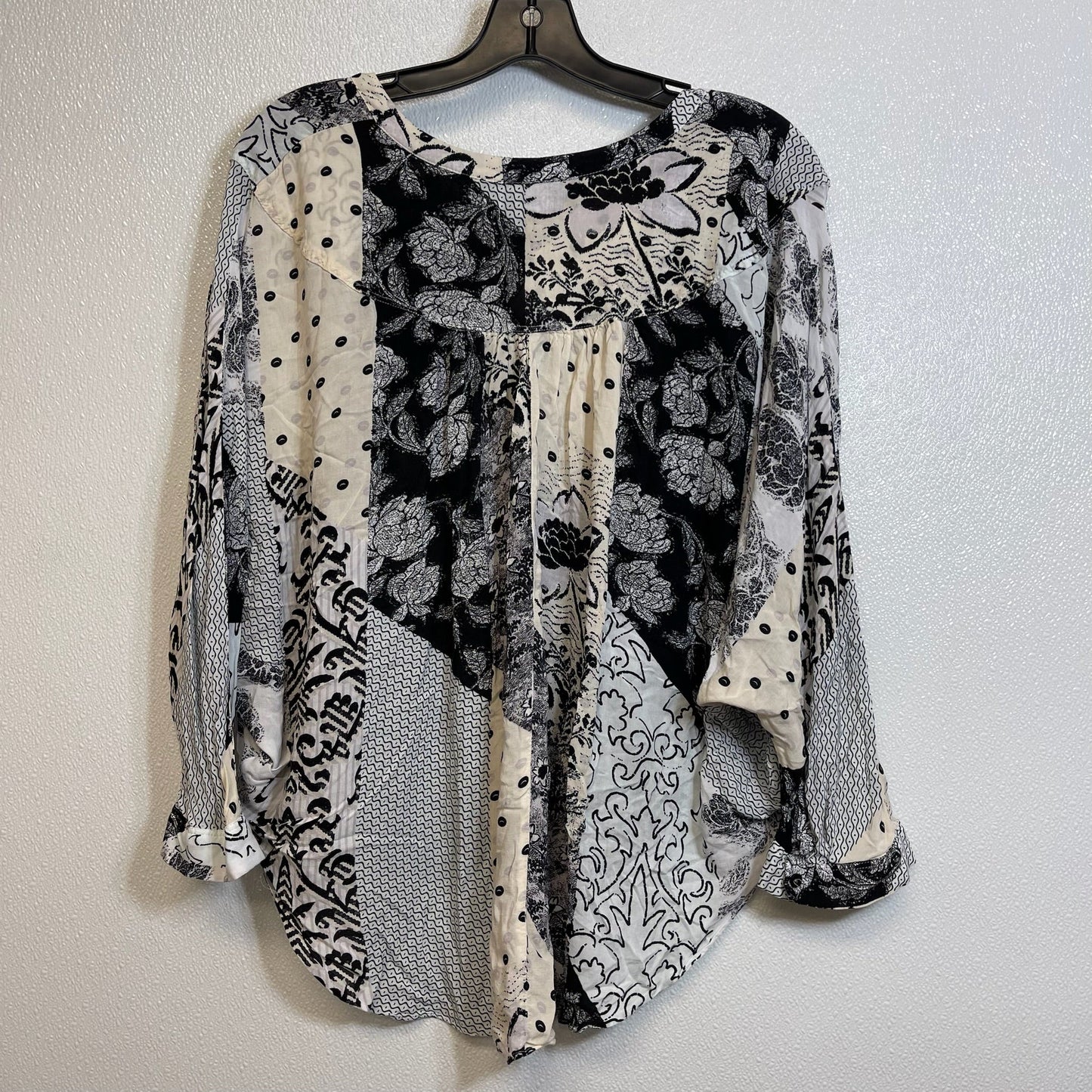 Multi-colored Top 3/4 Sleeve Maeve, Size M