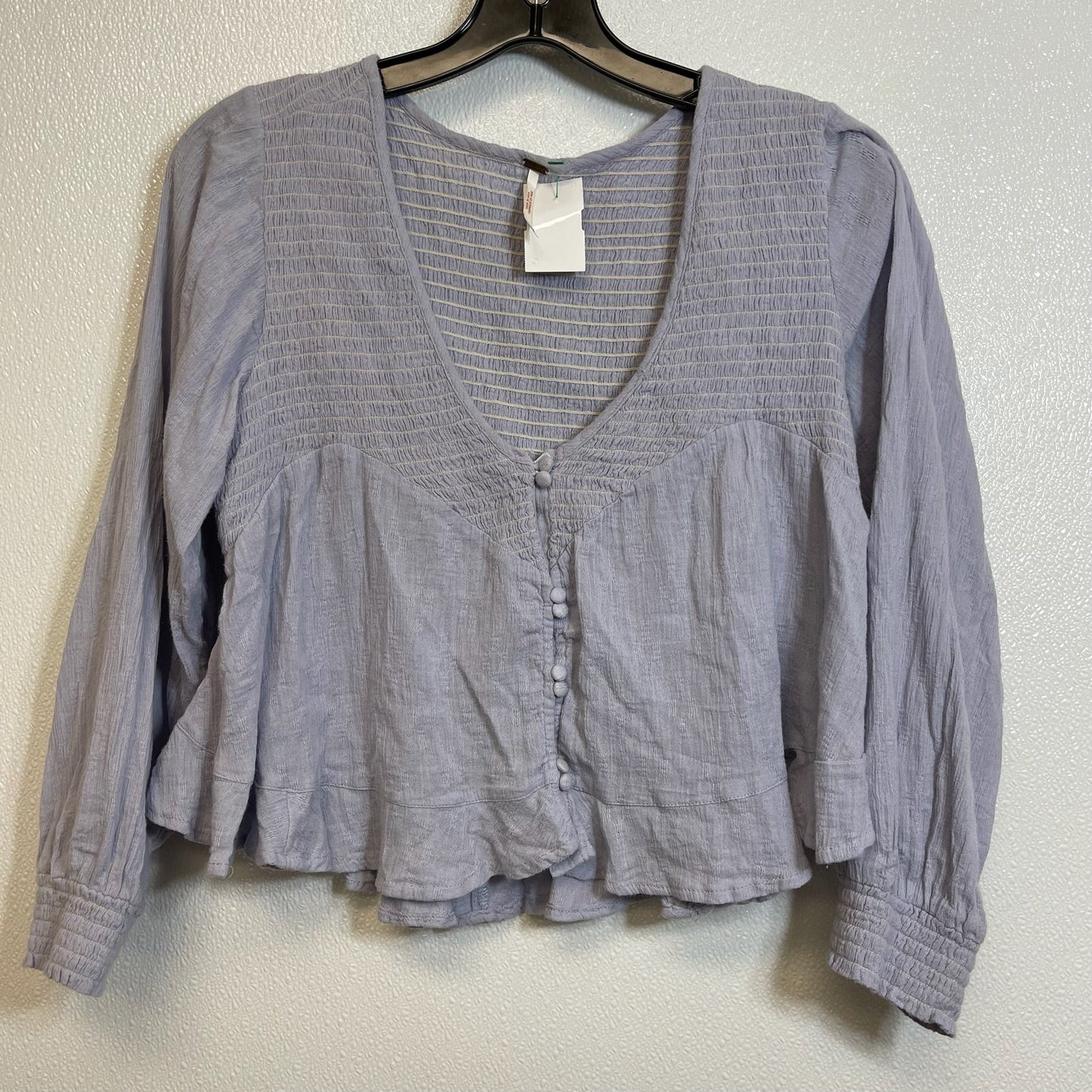 Lavender Top Long Sleeve Free People, Size M