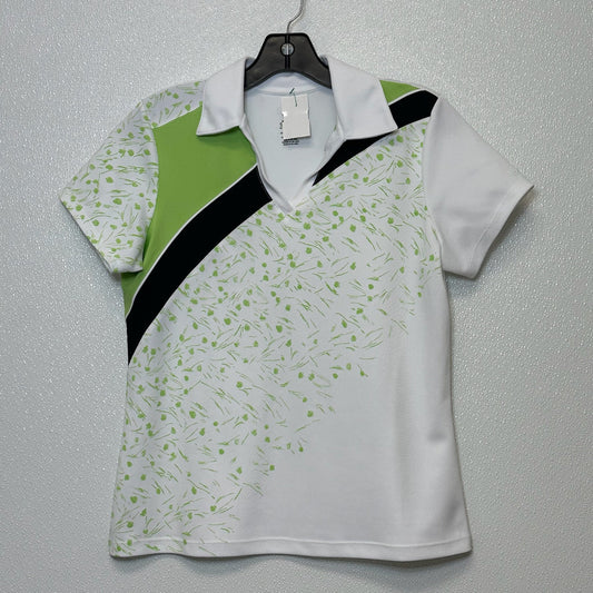 Athletic Top Short Sleeve By Izod In Green, Size: S