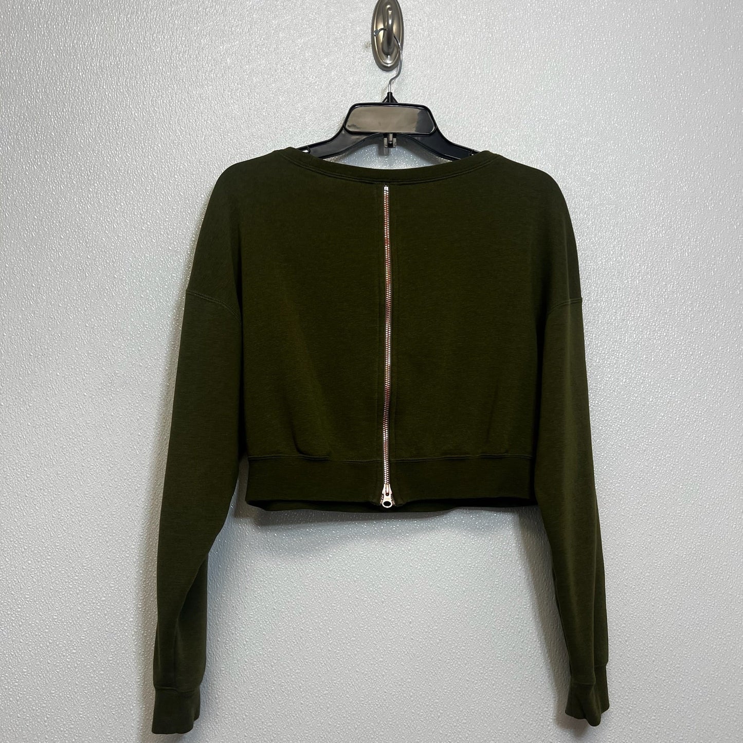 Sweatshirt Crewneck By Nike Apparel In Olive, Size: Xs