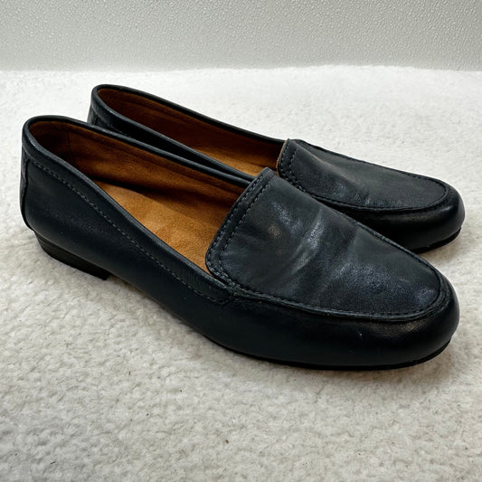 Navy Shoes Flats Ballet Naturalizer, Size 6.5
