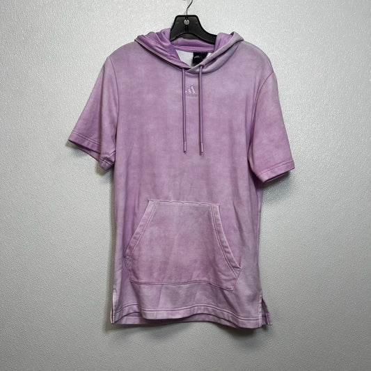 Sweatshirt Hoodie By Adidas In Pink, Size: S