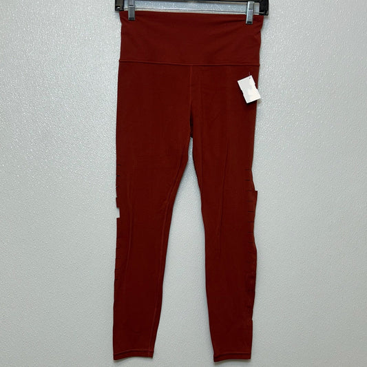 Rust Athletic Leggings Athleta, Size S