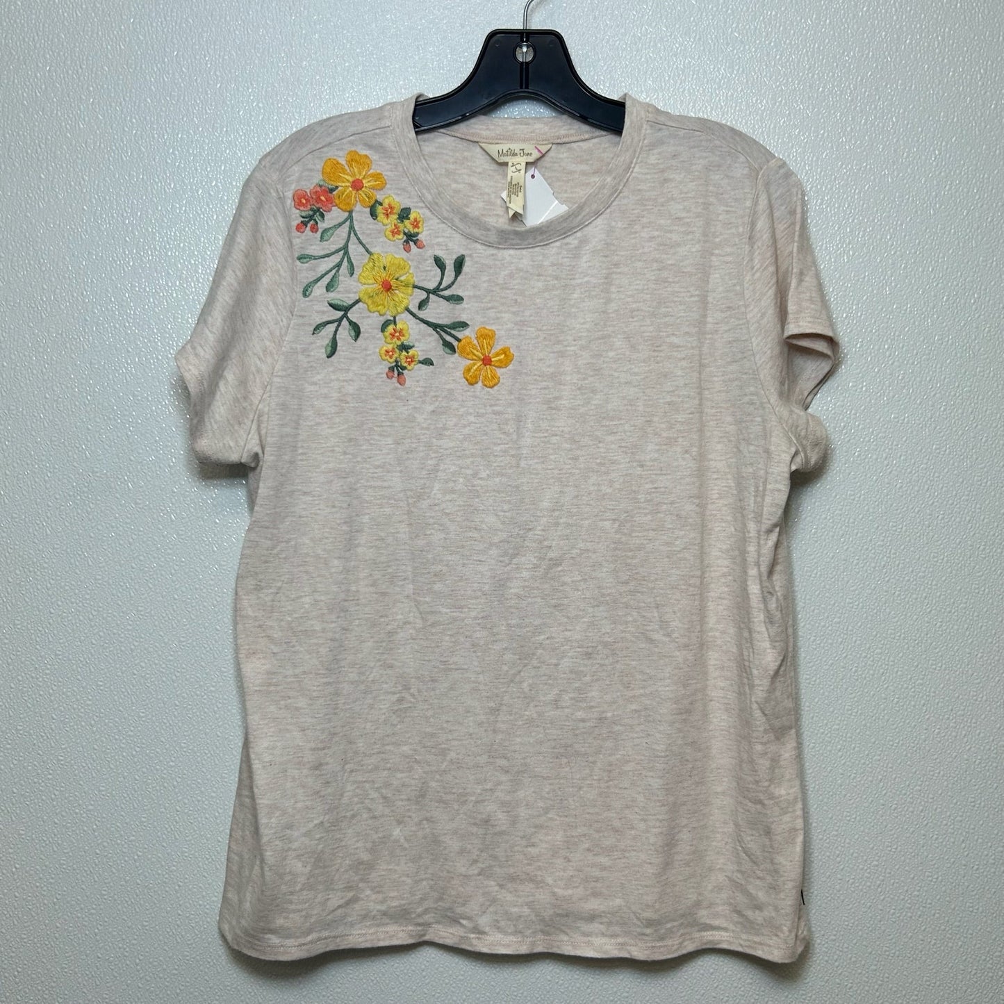 Flowered Top Short Sleeve Matilda Jane, Size L