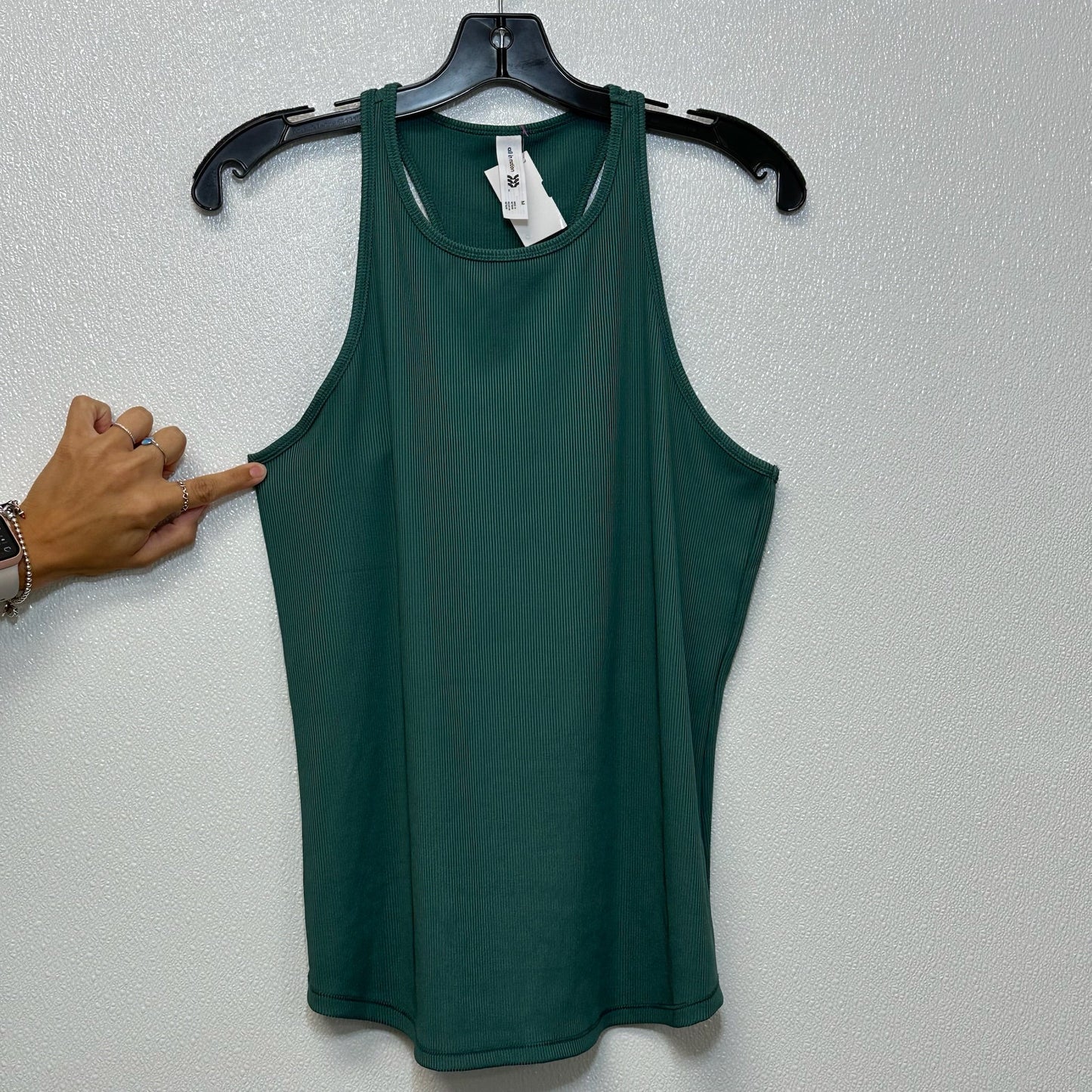 Green Athletic Tank Top All In Motion, Size M