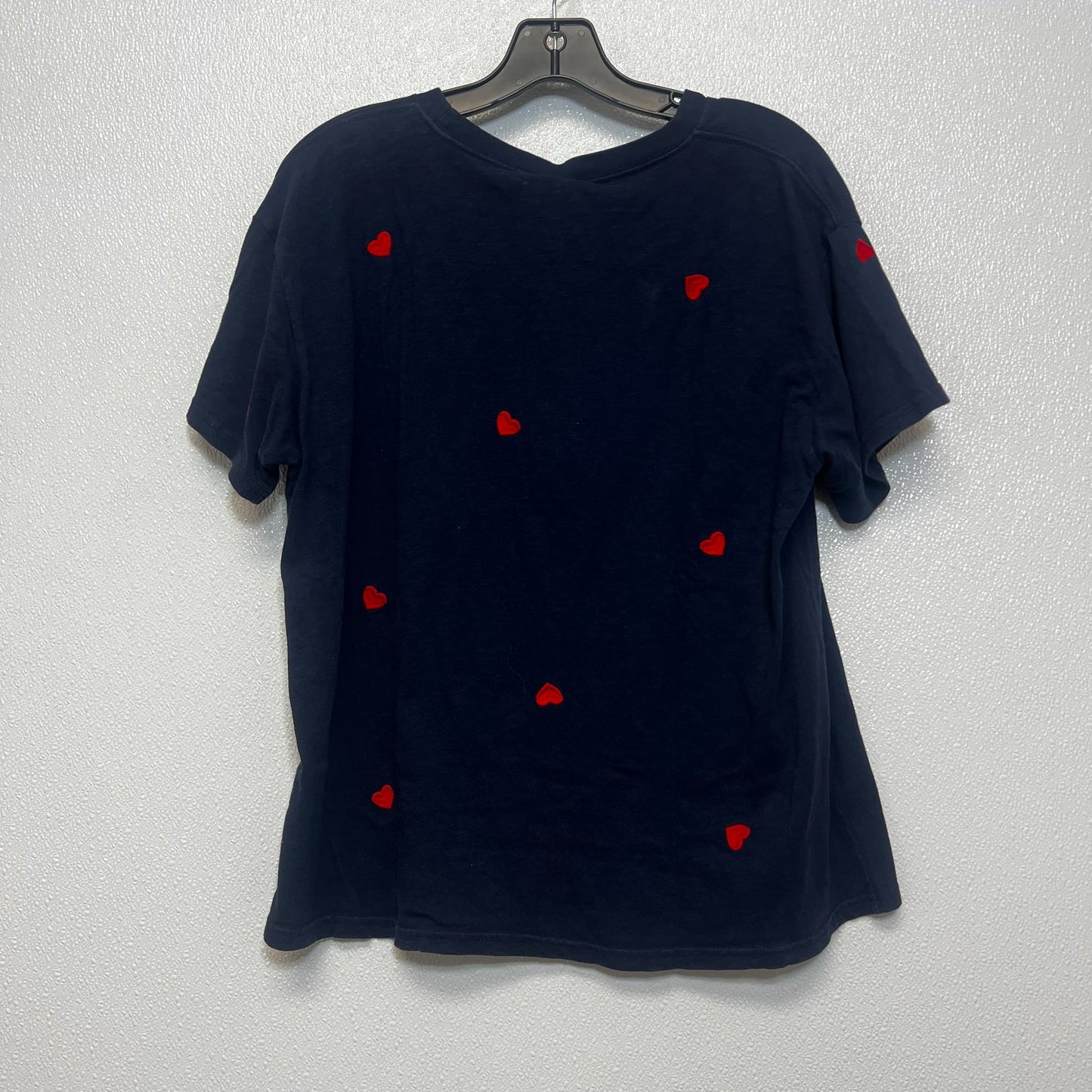 Top Short Sleeve By J Crew In Navy, Size: M