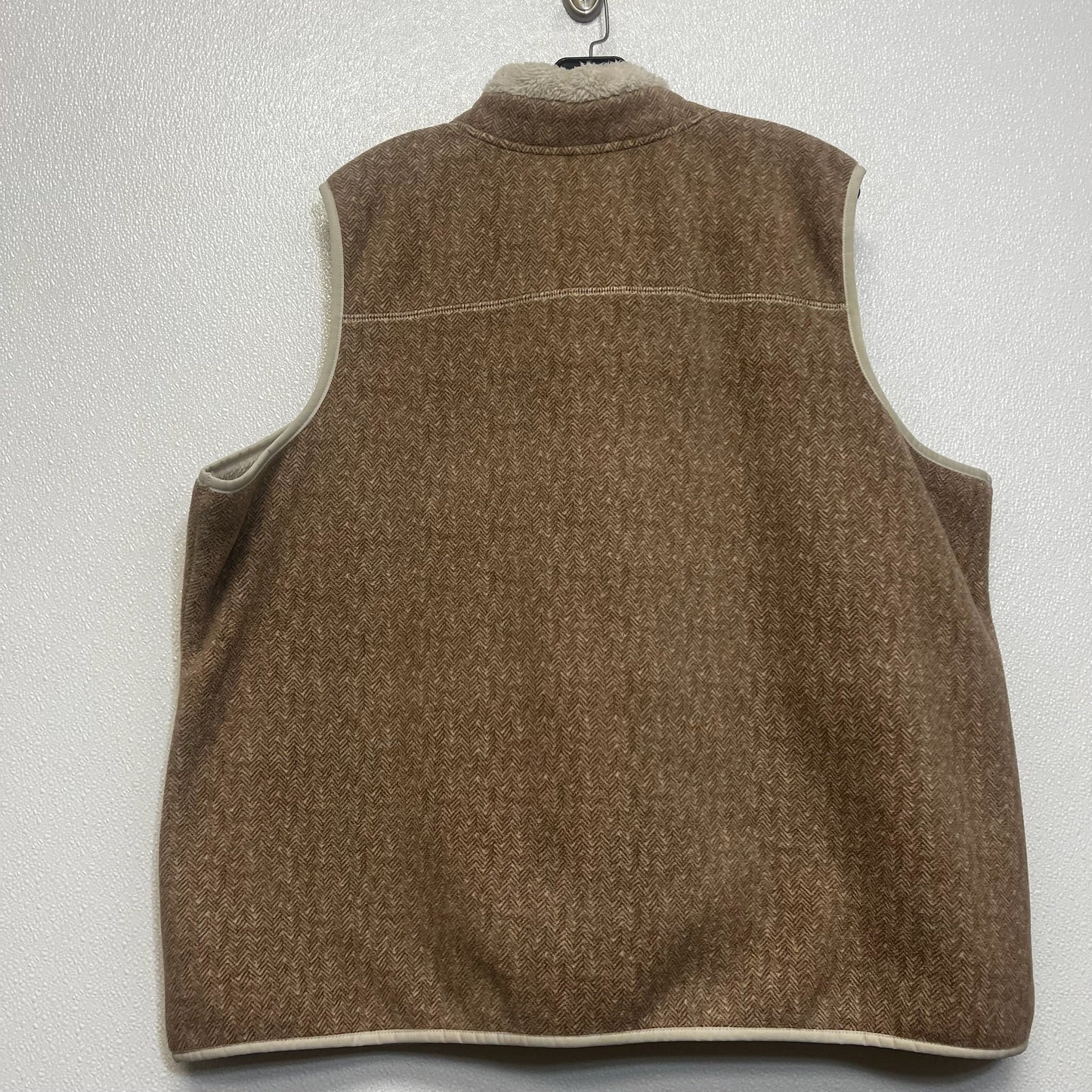 Vest Other By Croft And Barrow In Beige, Size: 3x