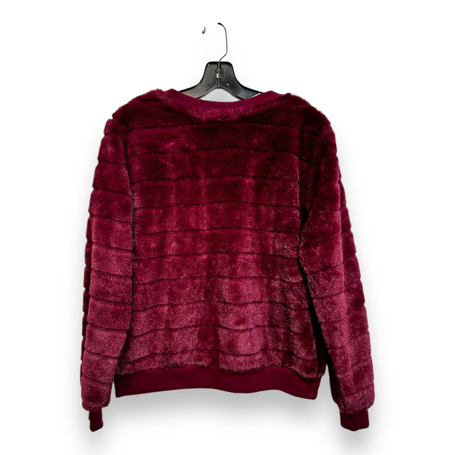 Sweatshirt Crewneck By Almost Famous In Maroon, Size: L