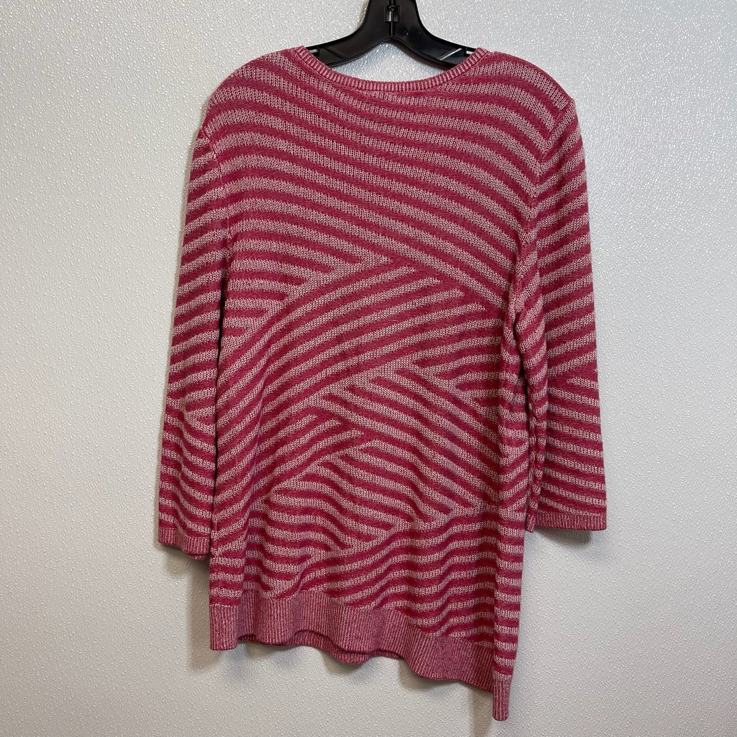 Sweater By Chicos O In Pink, Size: Xl