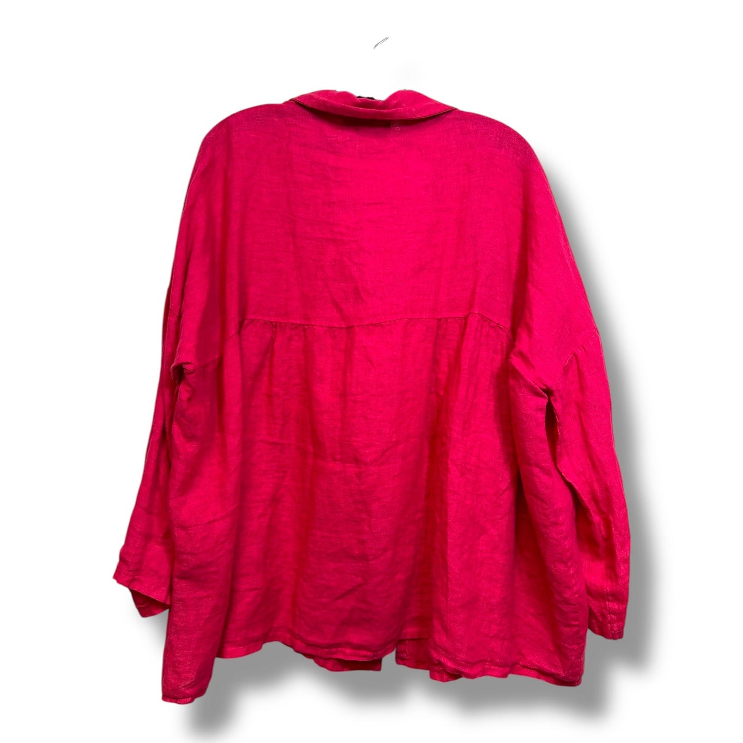 Top Long Sleeve Basic By Clothes Mentor In Fuschia, Size: S