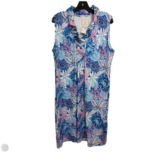 Dress Casual Maxi By Simply Southern In Blue, Size: Xl