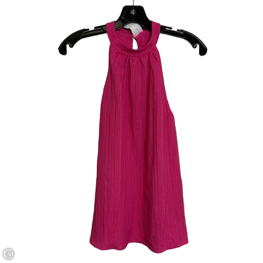 Top Sleeveless By Clothes Mentor In Pink, Size: S