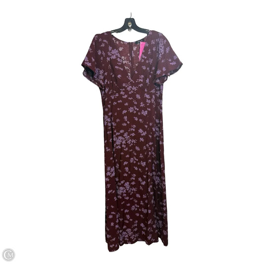 Dress Casual Maxi By Madewell In Floral Print, Size: 8