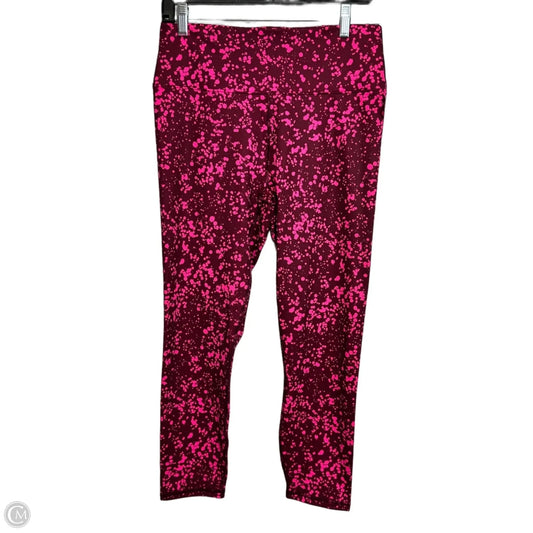 Athletic Leggings By Fabletics In Pink, Size: L