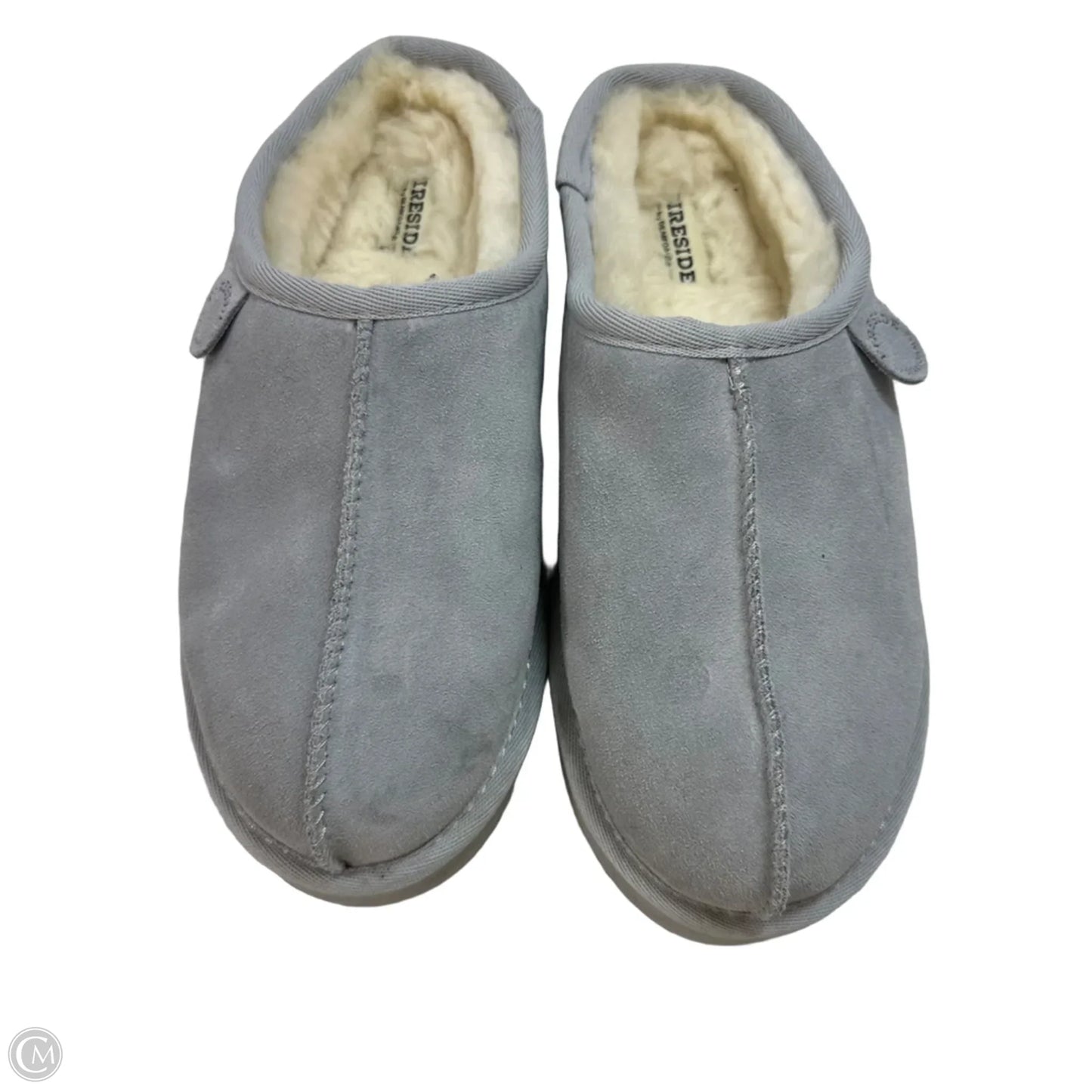 Slippers By Clothes Mentor In Grey, Size: 8