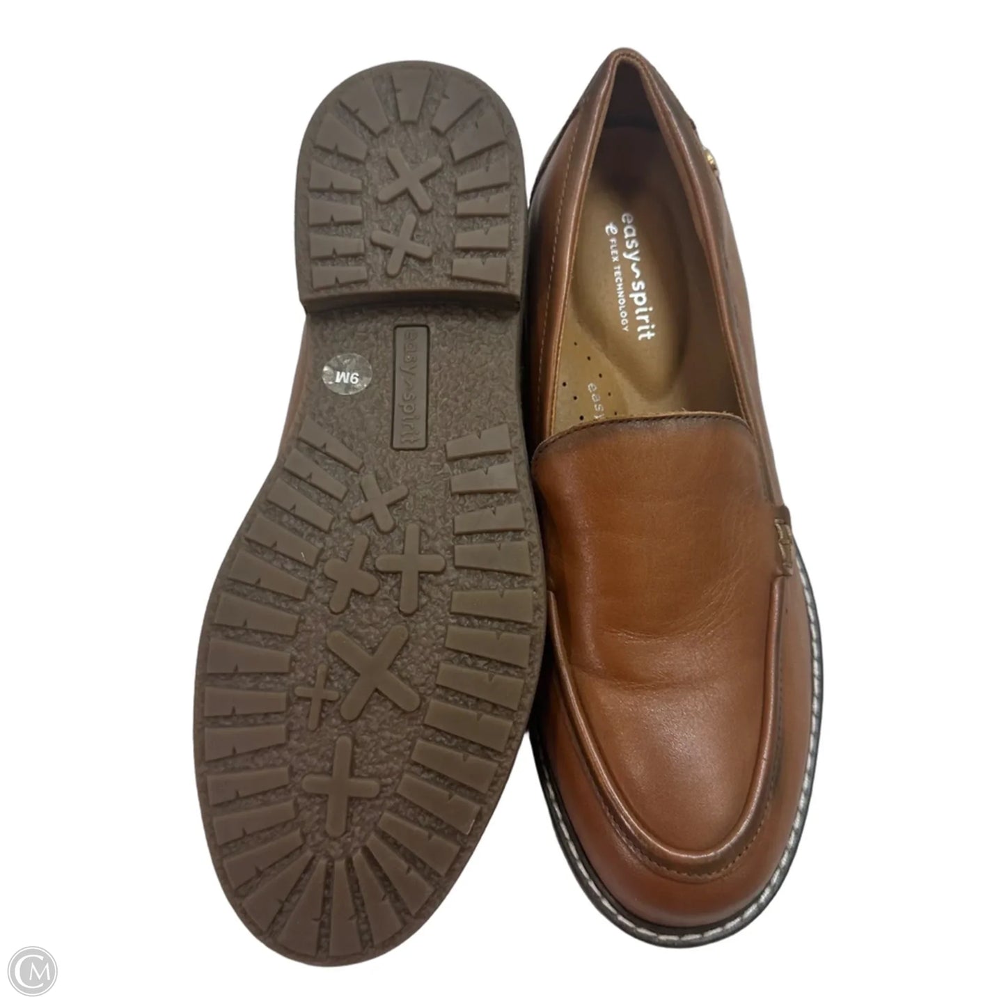 Shoes Flats By Easy Spirit In Brown, Size: 9