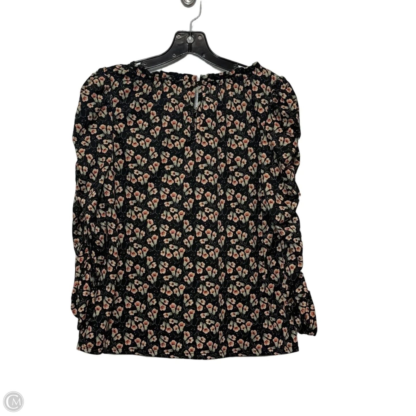Top Long Sleeve By Max Studio In Floral Print, Size: Xs
